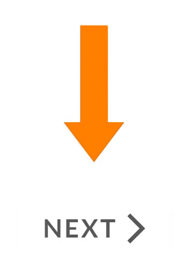Vivid Orange Pulse Next Button & Arrow for Articulate Storyline