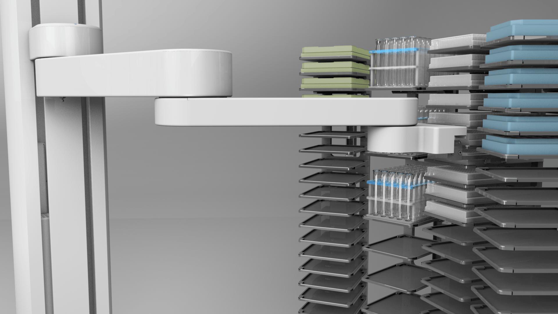 Robot Arm CAD animation