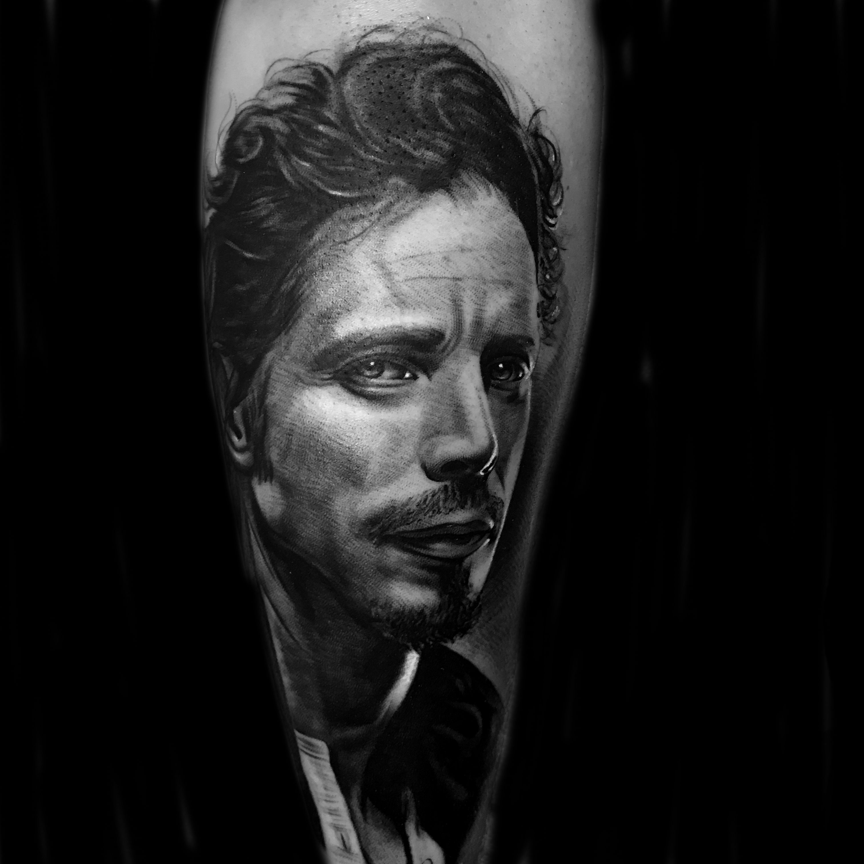 Best Black Grey Tattoo Austin Tx Portrait Realism 3d Best Tattoo Texas