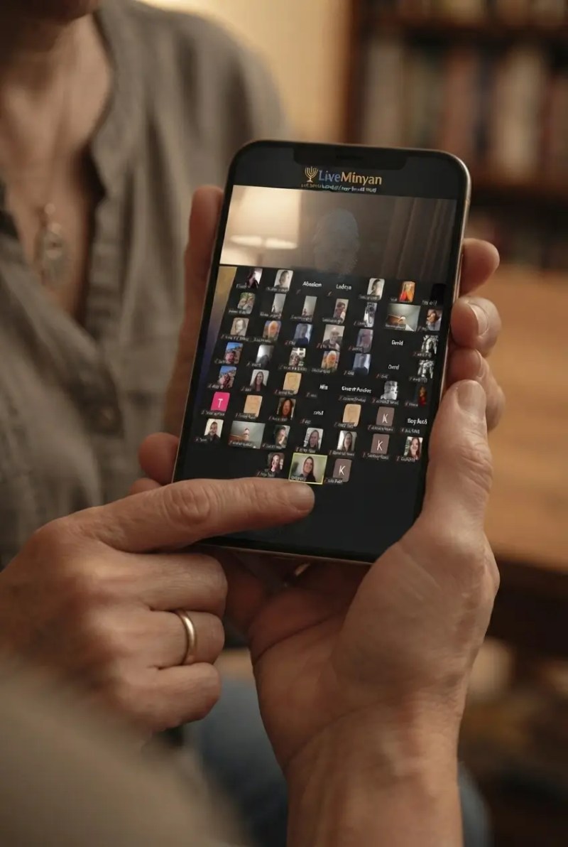 LiveMinyan Mobile View
