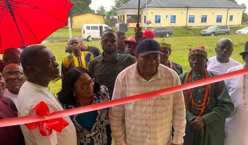 Sen Sampson Commissions Projects, Flags Off Medical Facilities in Akwa Ibom