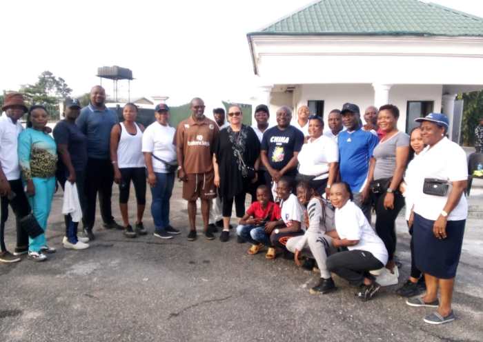 Abia Judiciary Staff Hold Road Walk to Promote Health and Wellness