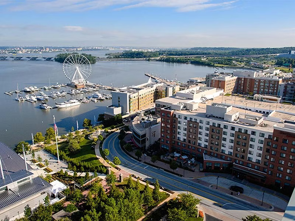 National Harbor Marina and waterfront district