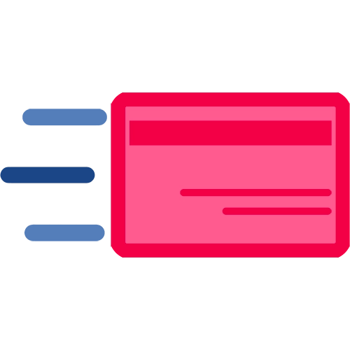 A CPR certification card, moving fast