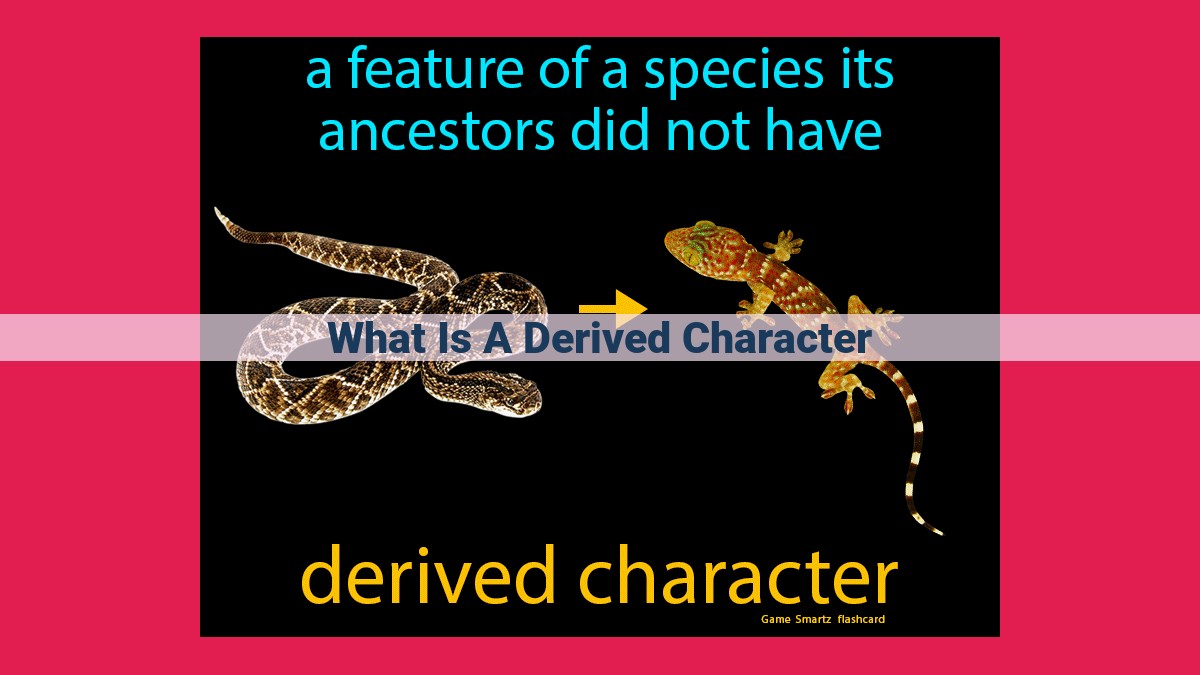 Unveiling the significance of derived characters in evolutionary studies