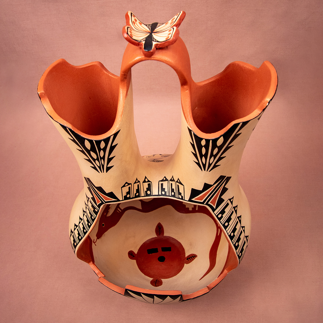 Jemez Contemporary Wedding Vase by Phyllis M Tosa – Native Skies