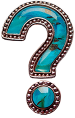 turquoise question small turquoise question mark