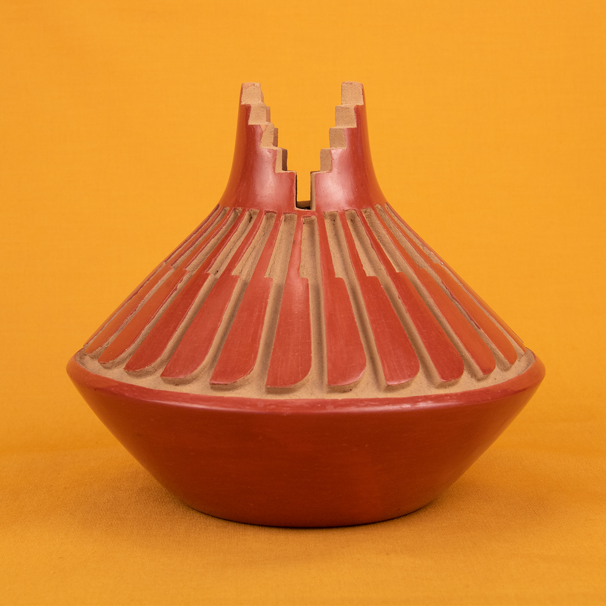 Santa Clara Vintage Redware Jar by Anna Archuleta – Native Skies