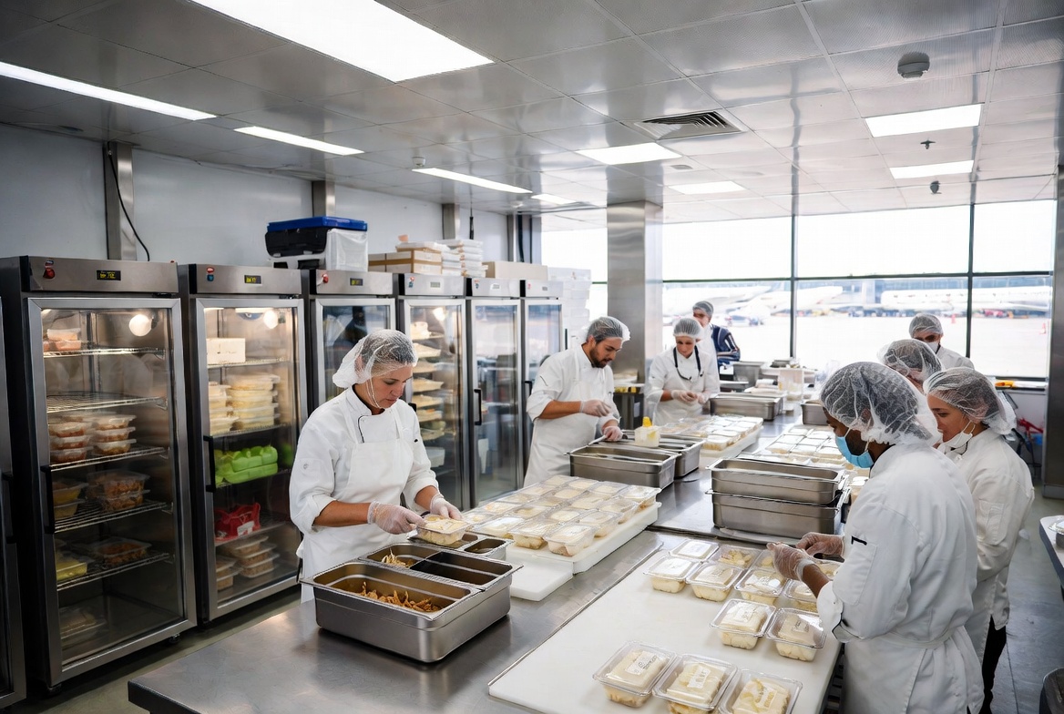 Flight Catering Operations: Food Safety & Bulk Food Management