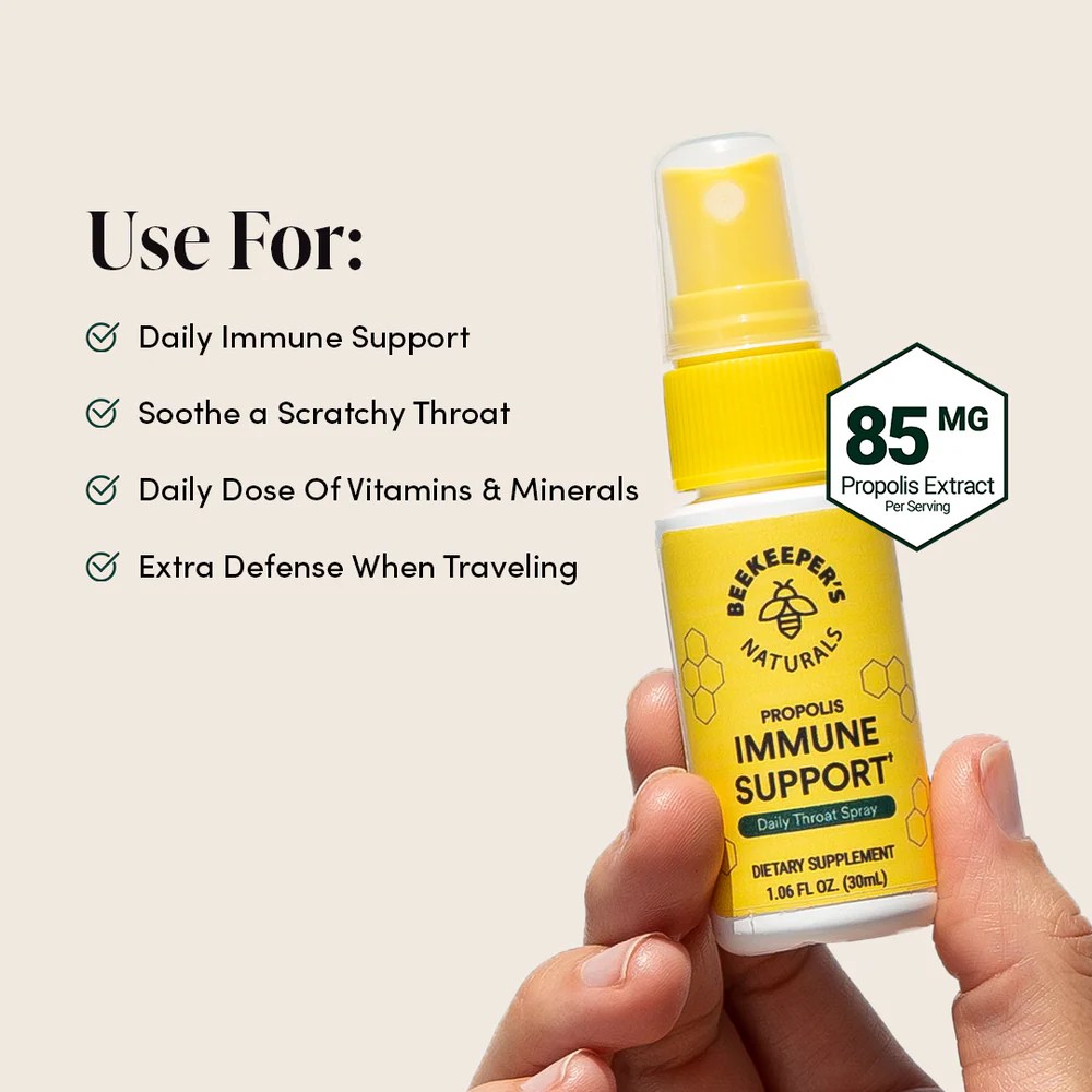 BeeKeeper’s Naturals Propolis Immune Support Spray