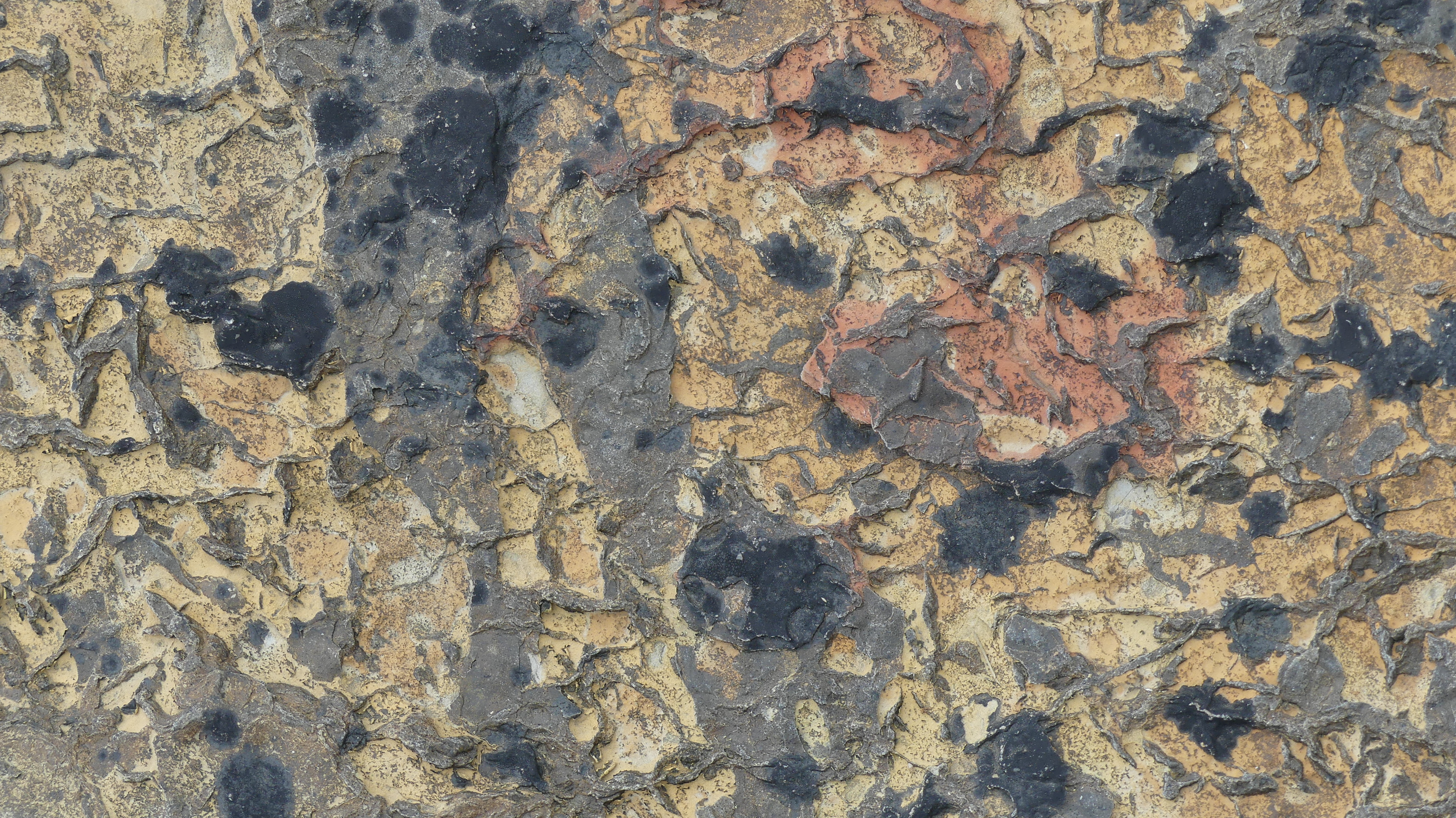 Detail of natural pattern in flagstone in Orkney