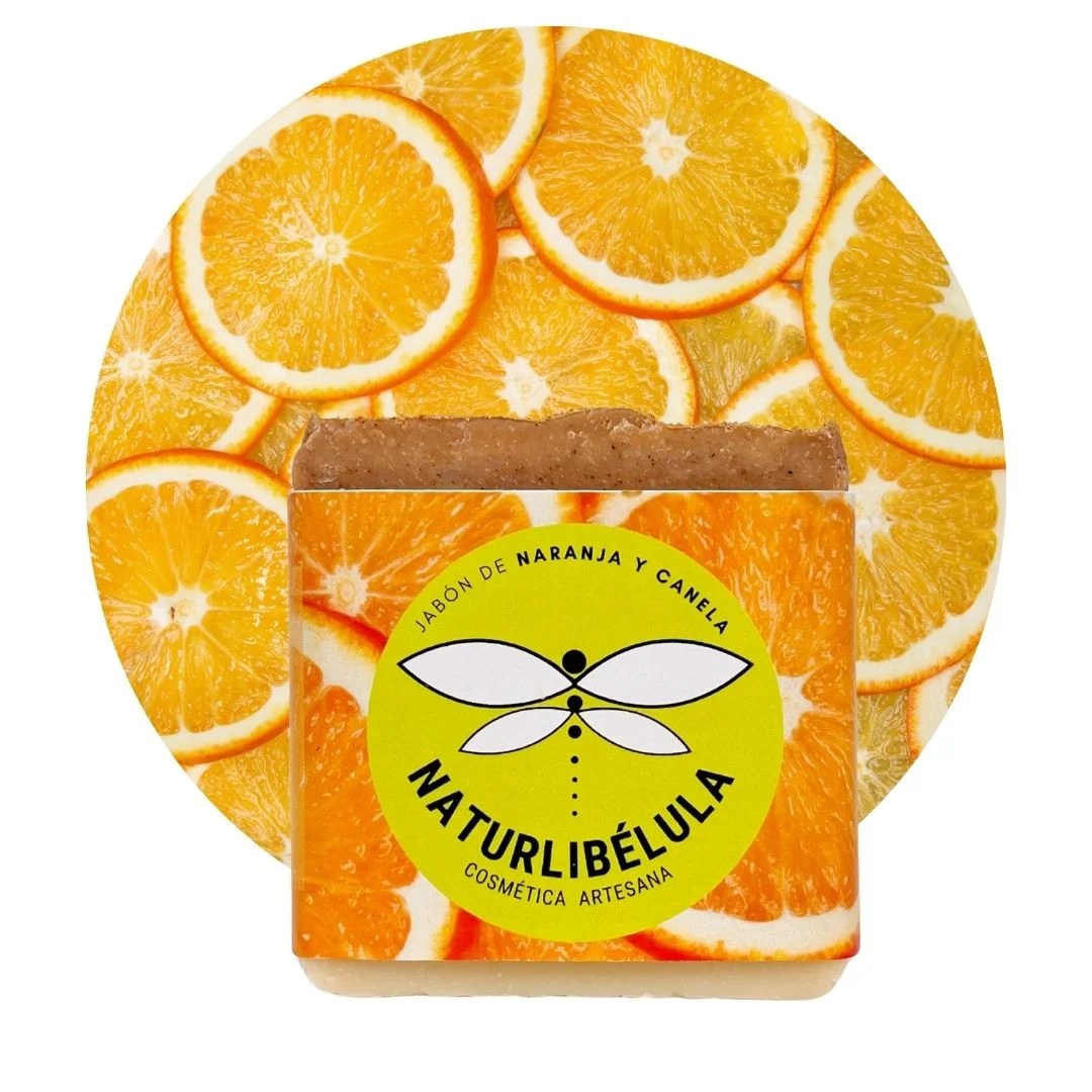 Jabón de naranja y canela