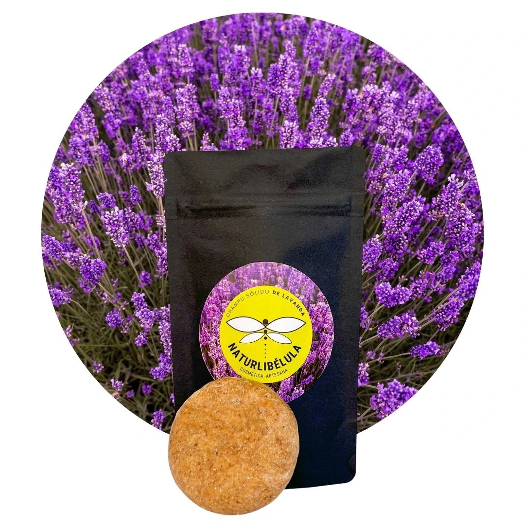Champú sólido de lavanda natural – Calmante y equilibrante