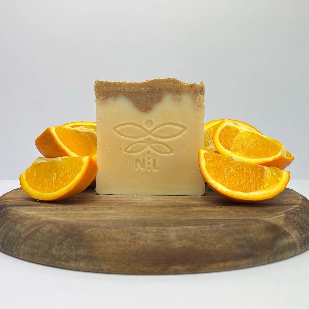 Jabón de naranja y canela