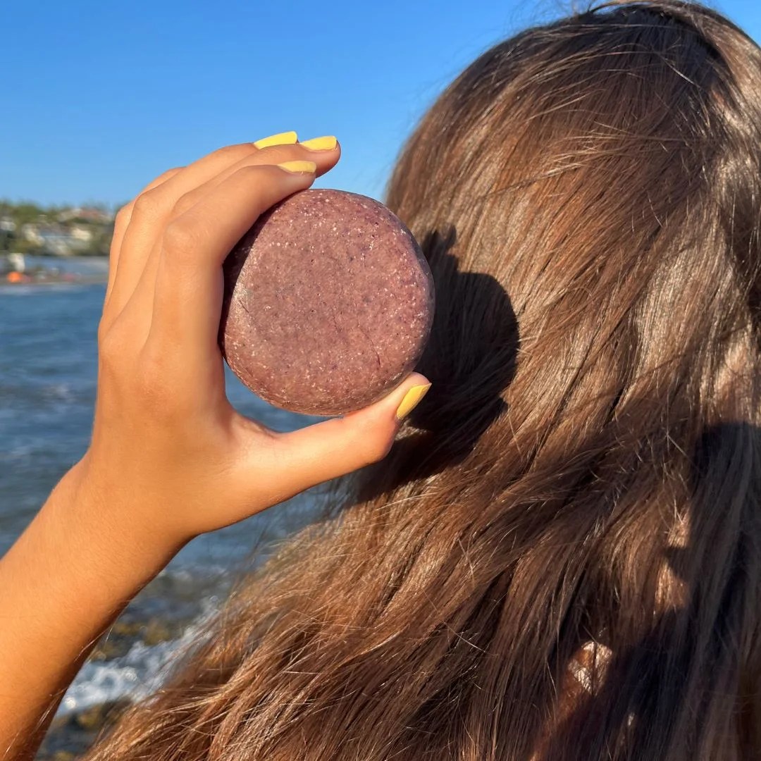 Champú sólido ayurveda para fortalecer el cabello y prevenir la caída