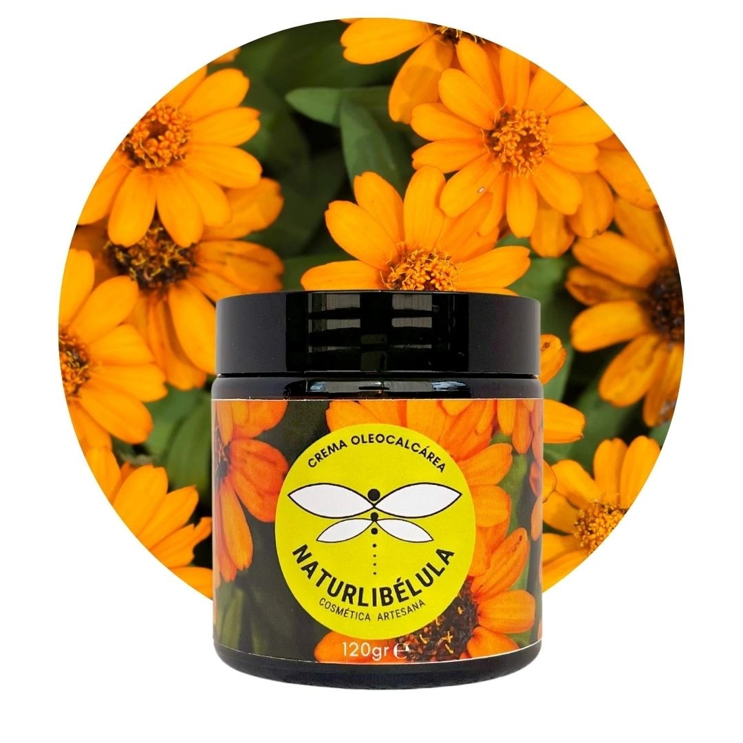 Crema Oleocalcárea con Caléndula y cera de abeja – Cuidado Natural para Piel Sensible