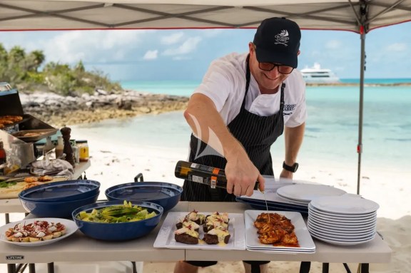 Beach BBQ Setup