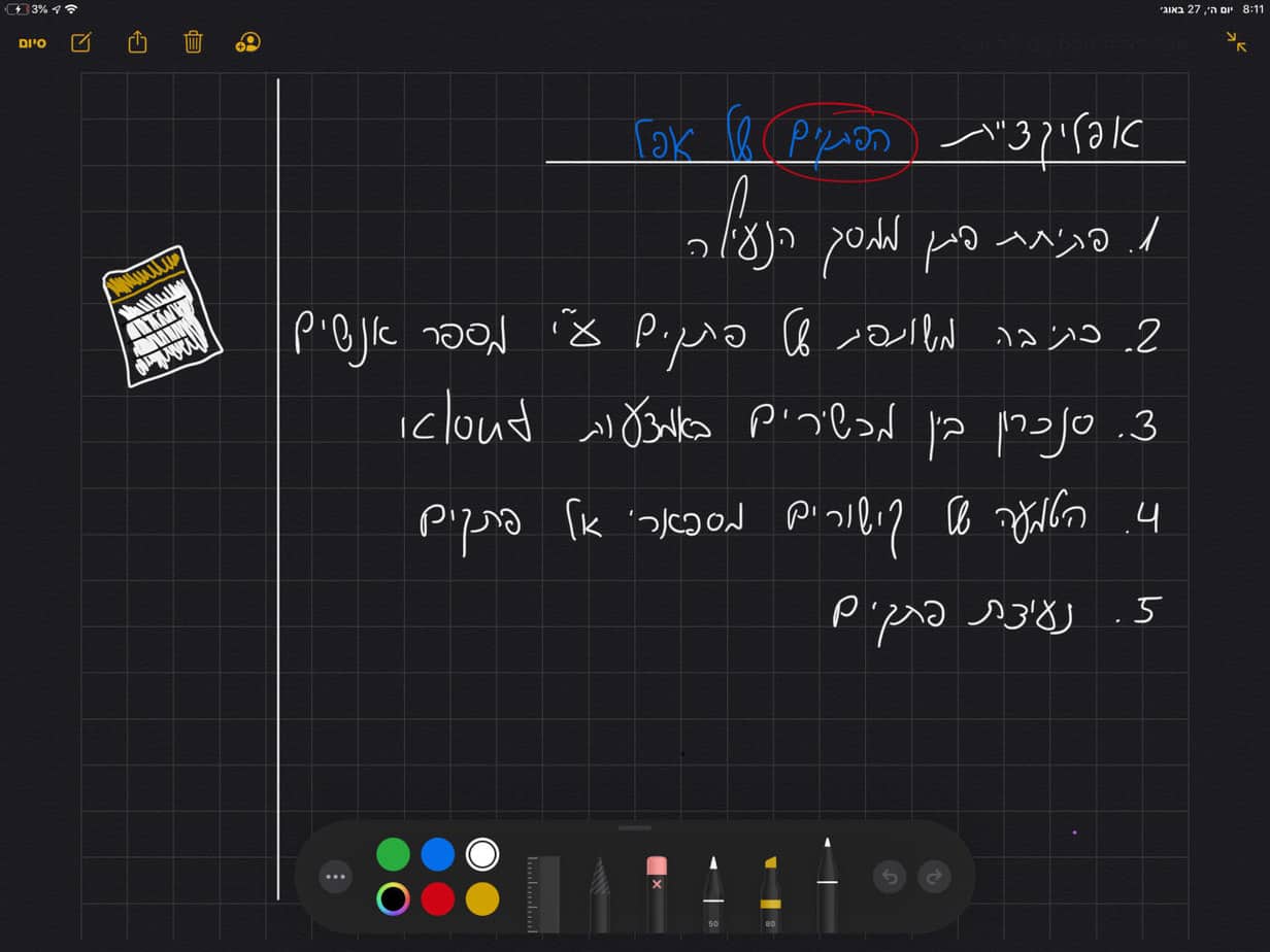 אפליקציית הפתקים של אפל מתחרה על אפליקציית הפתקים הטובה ביותר