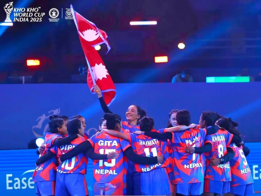 खो-खो विश्वकप फाइनलः भारत सँग पराजित हुँदै उपविजेता बन्यो नेपाली महिला टोली