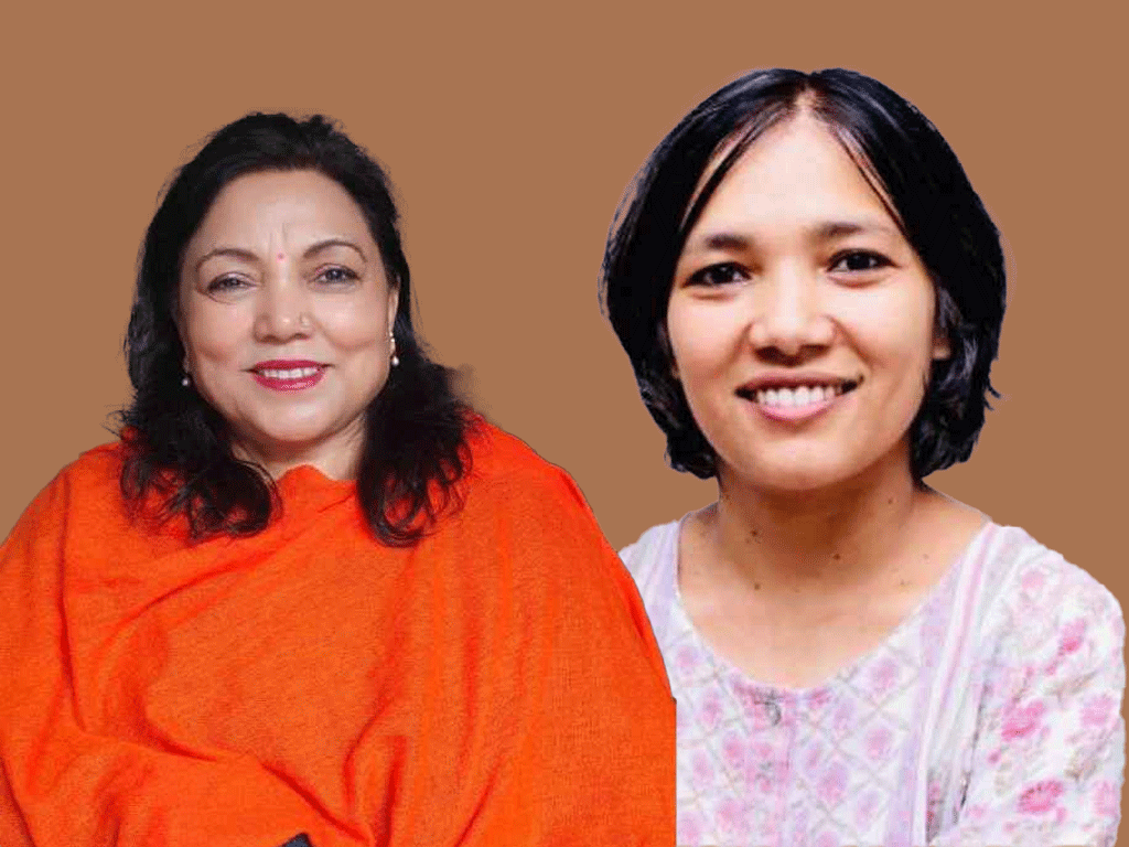 नयाँ शक्तिको उपाध्यक्षमा मानुषी र दुर्गा निर्विरोध निर्वाचित