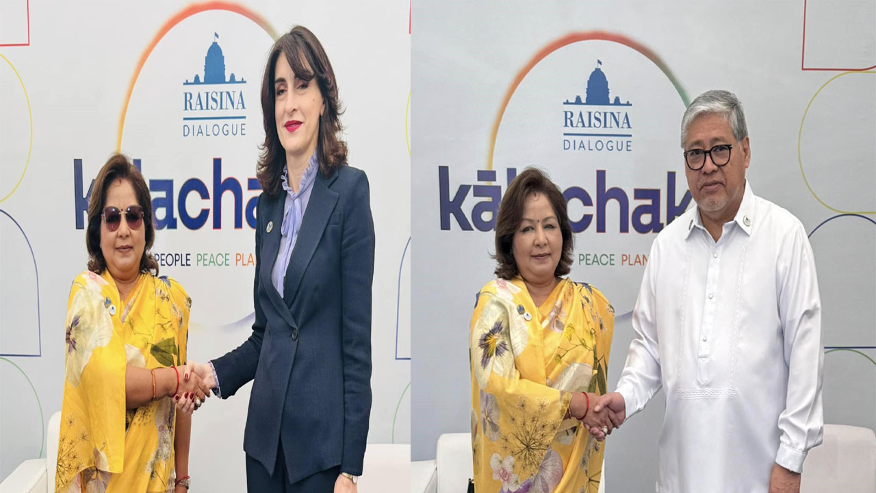 भारतमा परराष्ट्रमन्त्री राणाले भेटिन् फिलिपिन्स र जर्जियाका विदेशमन्त्रीसँग