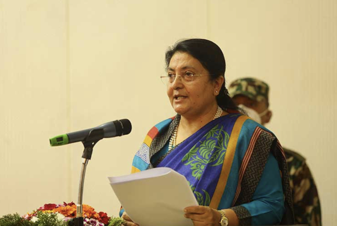 कम्युनिष्ट आन्दोलनलाई एकताबद्ध गर्न पूर्वराष्ट्रपति भण्डारीको आग्रह