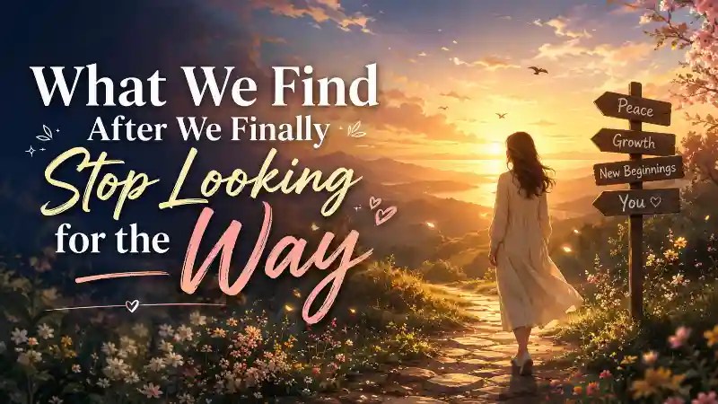 What We Find After We Finally Stop Looking for the Way