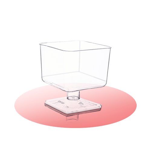 Small plastic containers