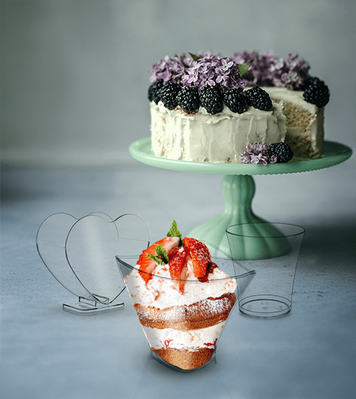 Transform Ordinary Sweets into Showstoppers with Chic Plastic Dessert Cups for Weddings and Bakeries