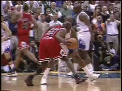 Bryon Russell Mj Shot Vs Jazz Michael Jordan Autographed 1998 NBA