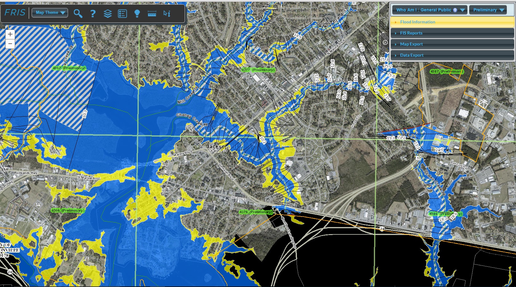 Flood Zone Map New Online Slosh Maps Show 