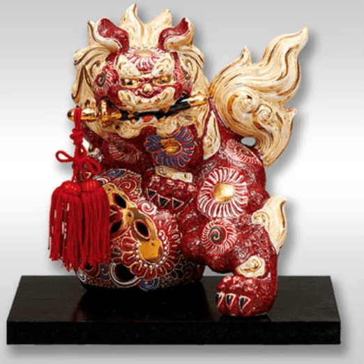 九谷燒 劍獅子6號 D8-1664