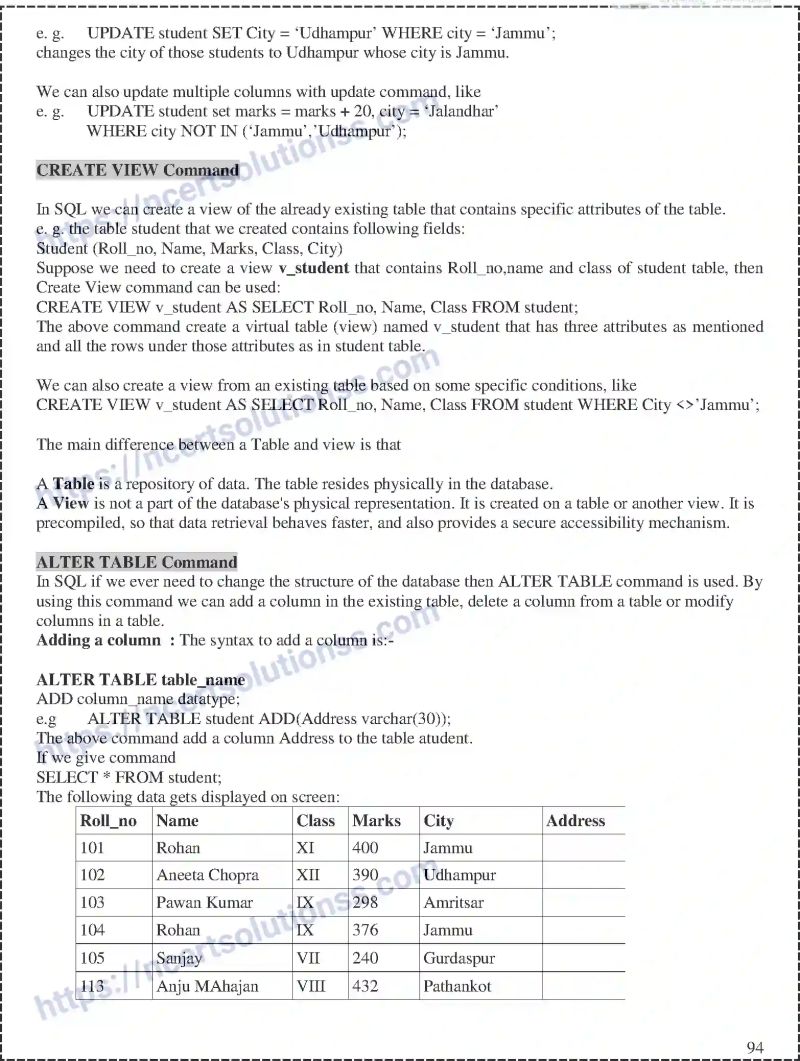 Cbse Class 12 Computer Science Database And Sql Notes Set B - Sunset Photos - Ultra HD Retina Collection