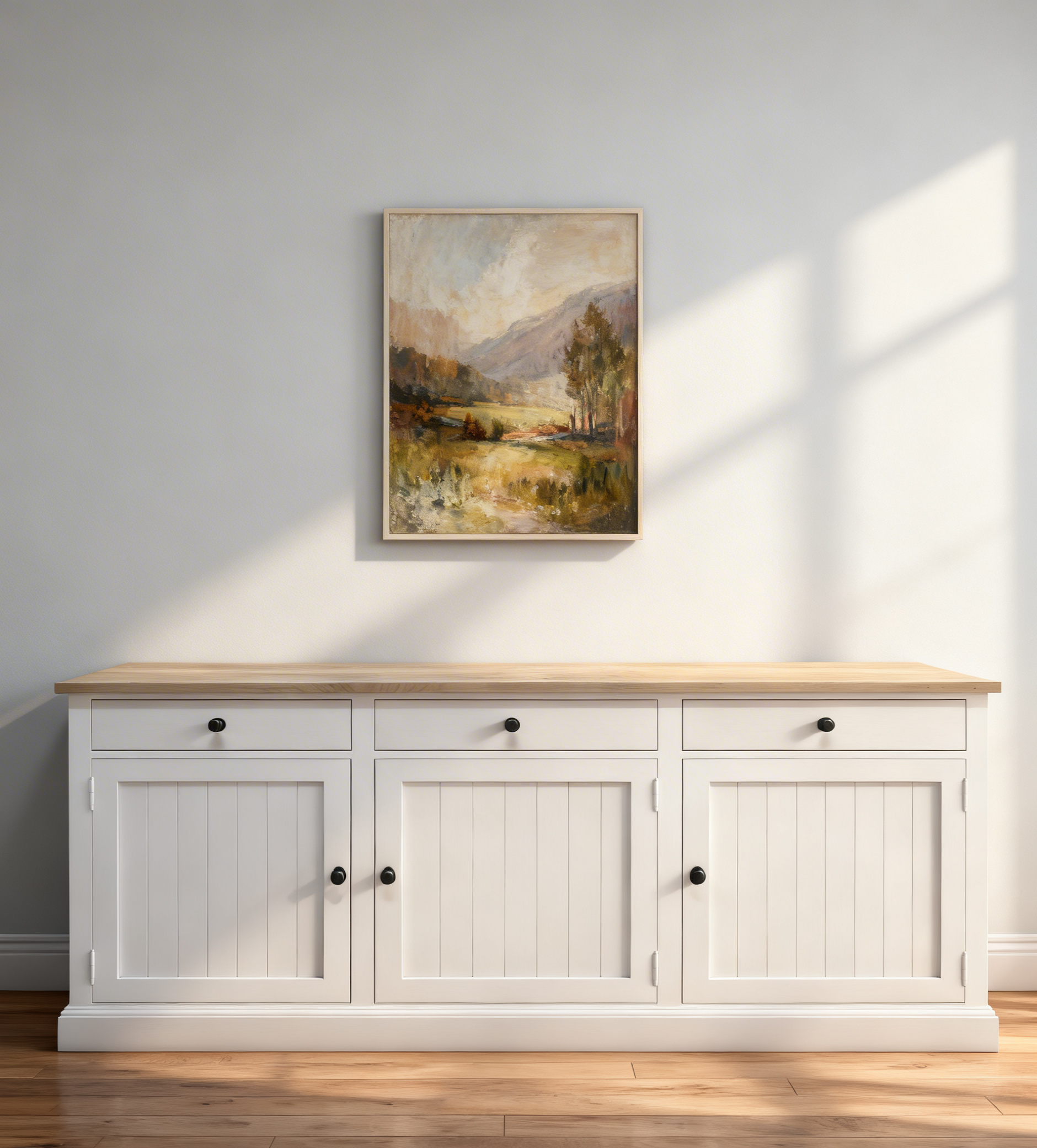 Bufet clasic cu 3 uși și 3 sertare Ingrid