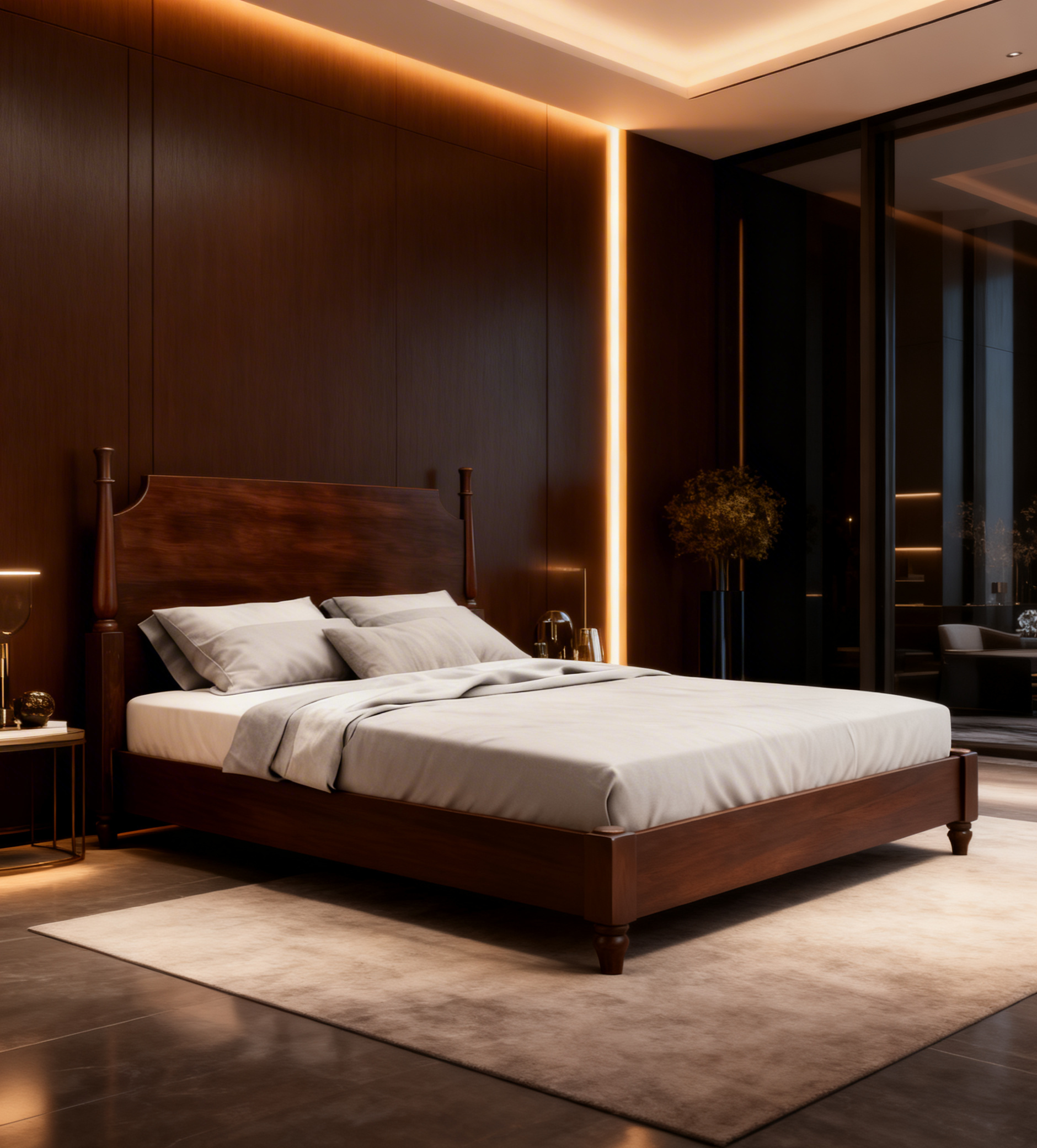 Pat modern 200x220cm Emma stejar