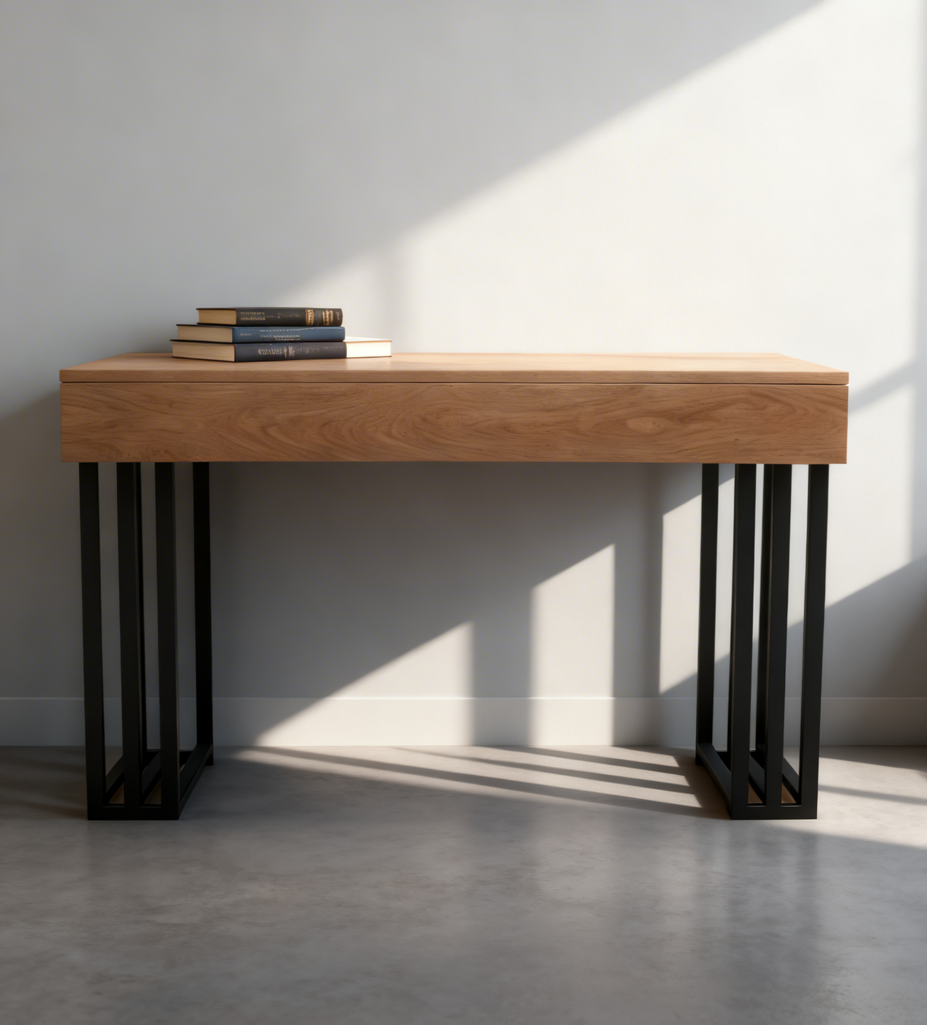 Birou modern industrial cu 1 sertar Ramon stejar