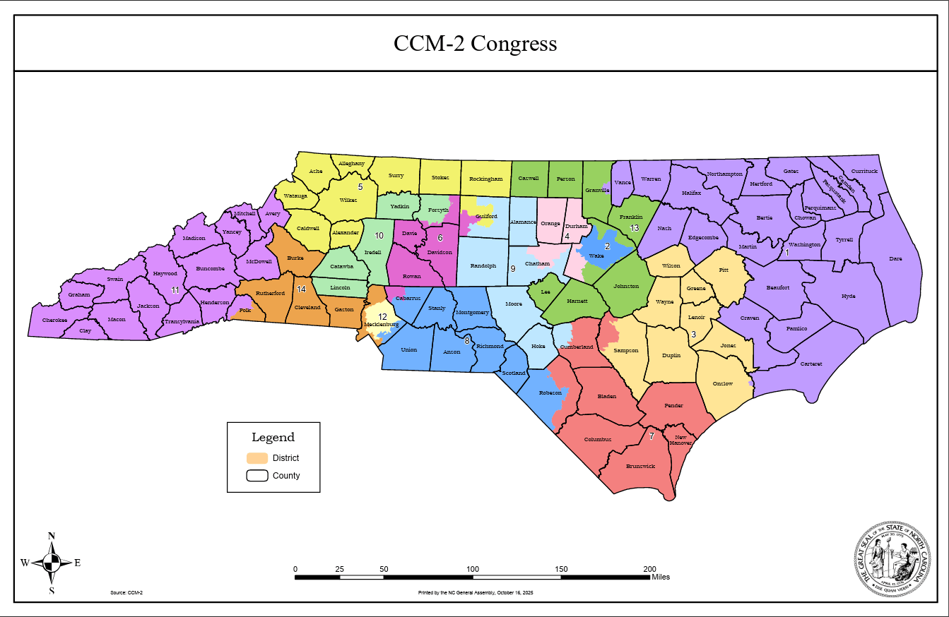 North Carolina S Leaders Are Rigging The Maps For Trump Not Serving New NC Map 
