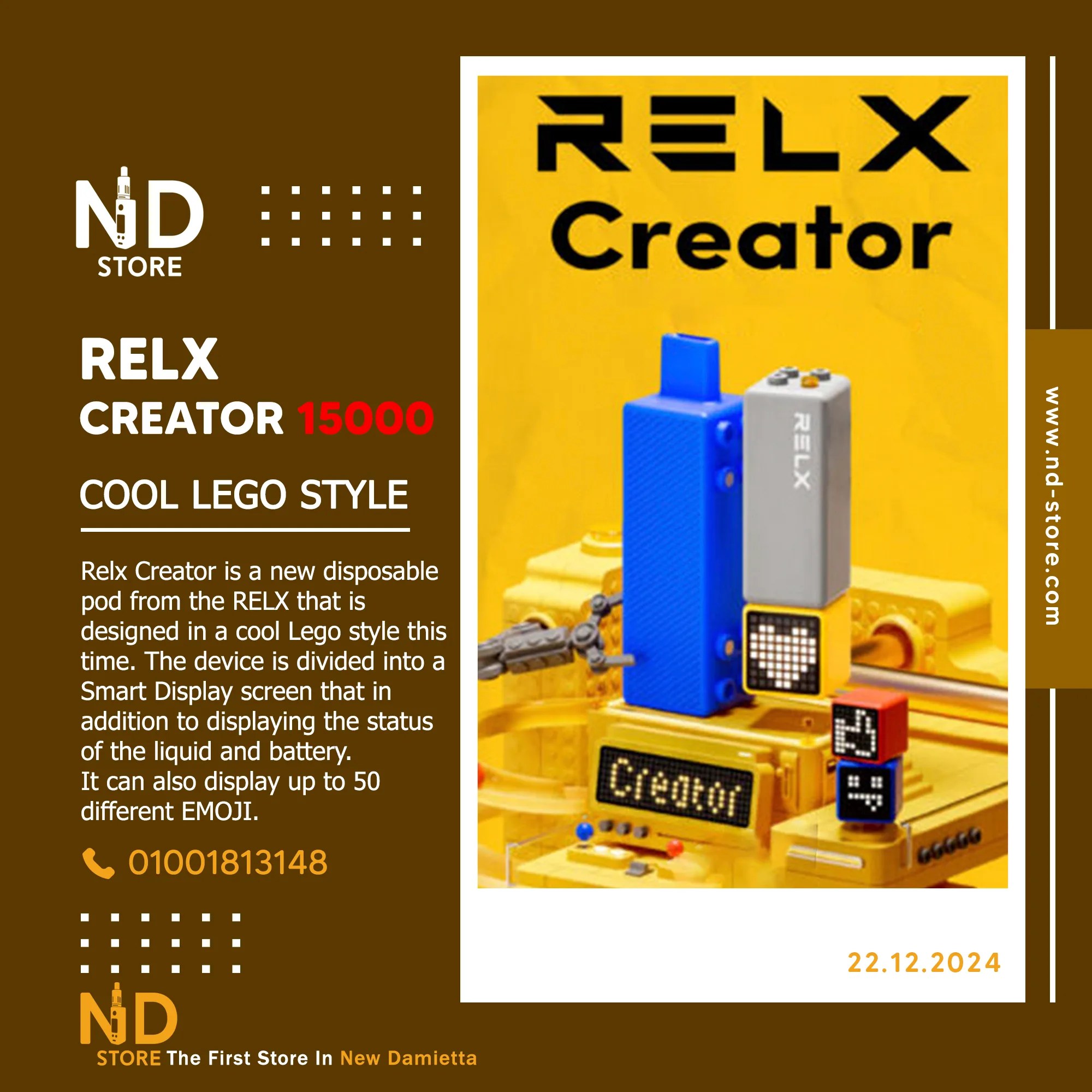 RELX Creator 15000 Puffs