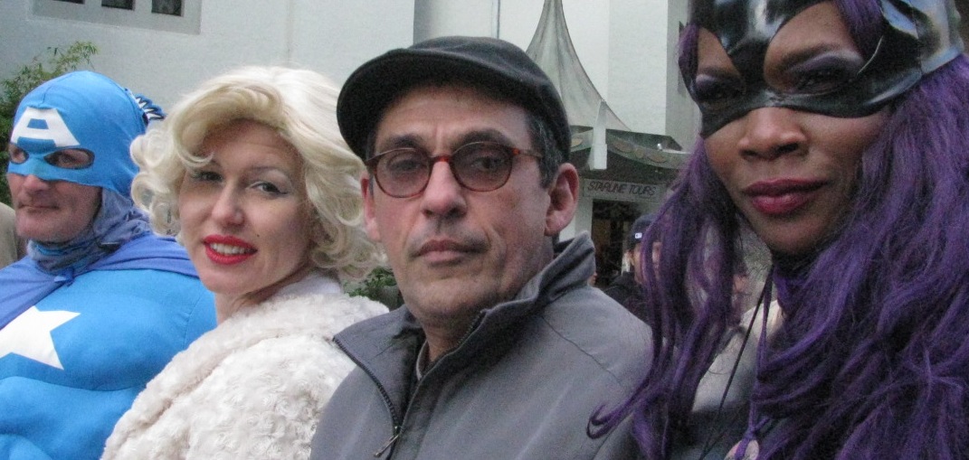 En Hollywood Boulevard: colado entre ellos.