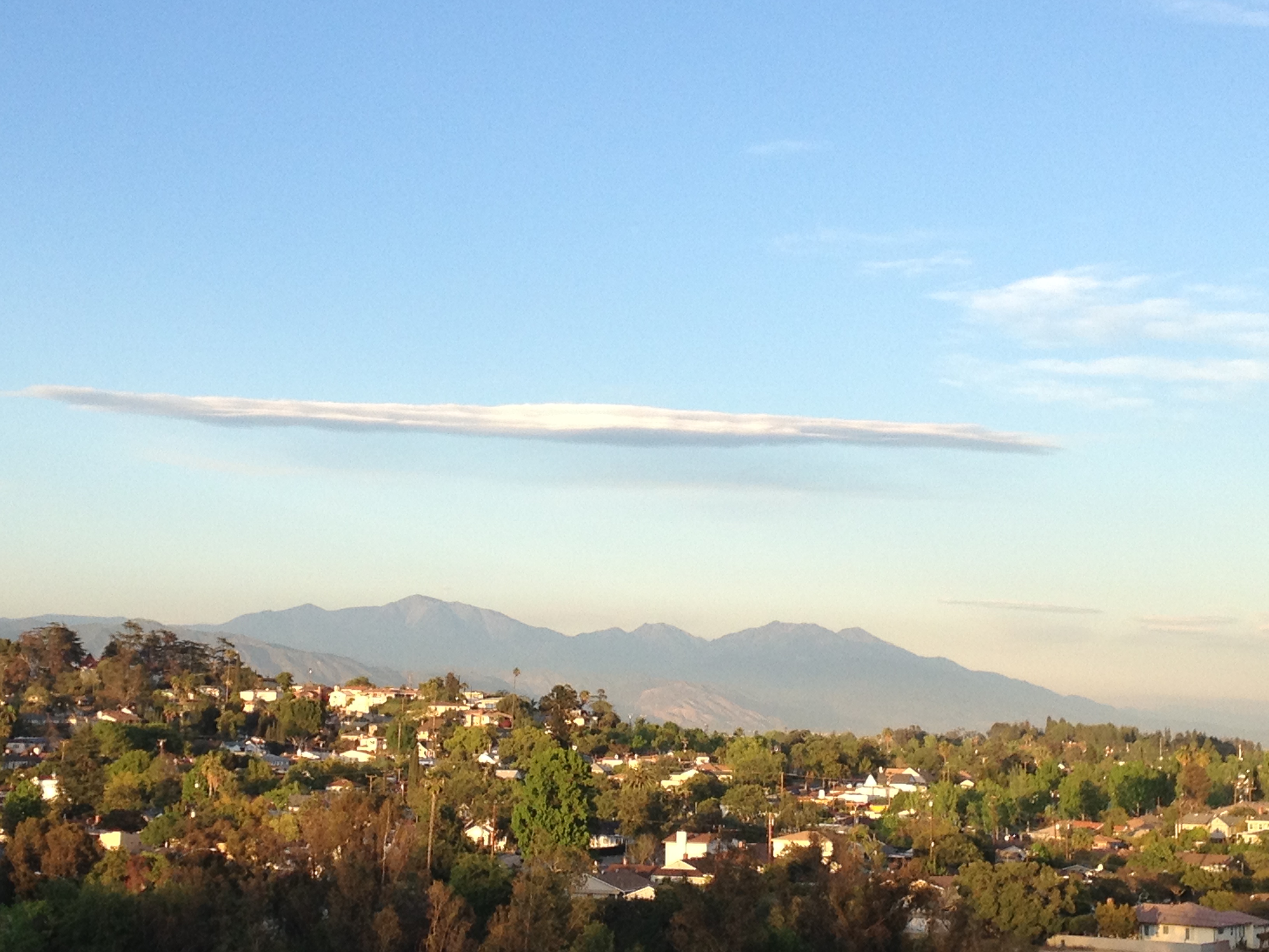 La ciudad vista desde la colina del la Universidad Estatal