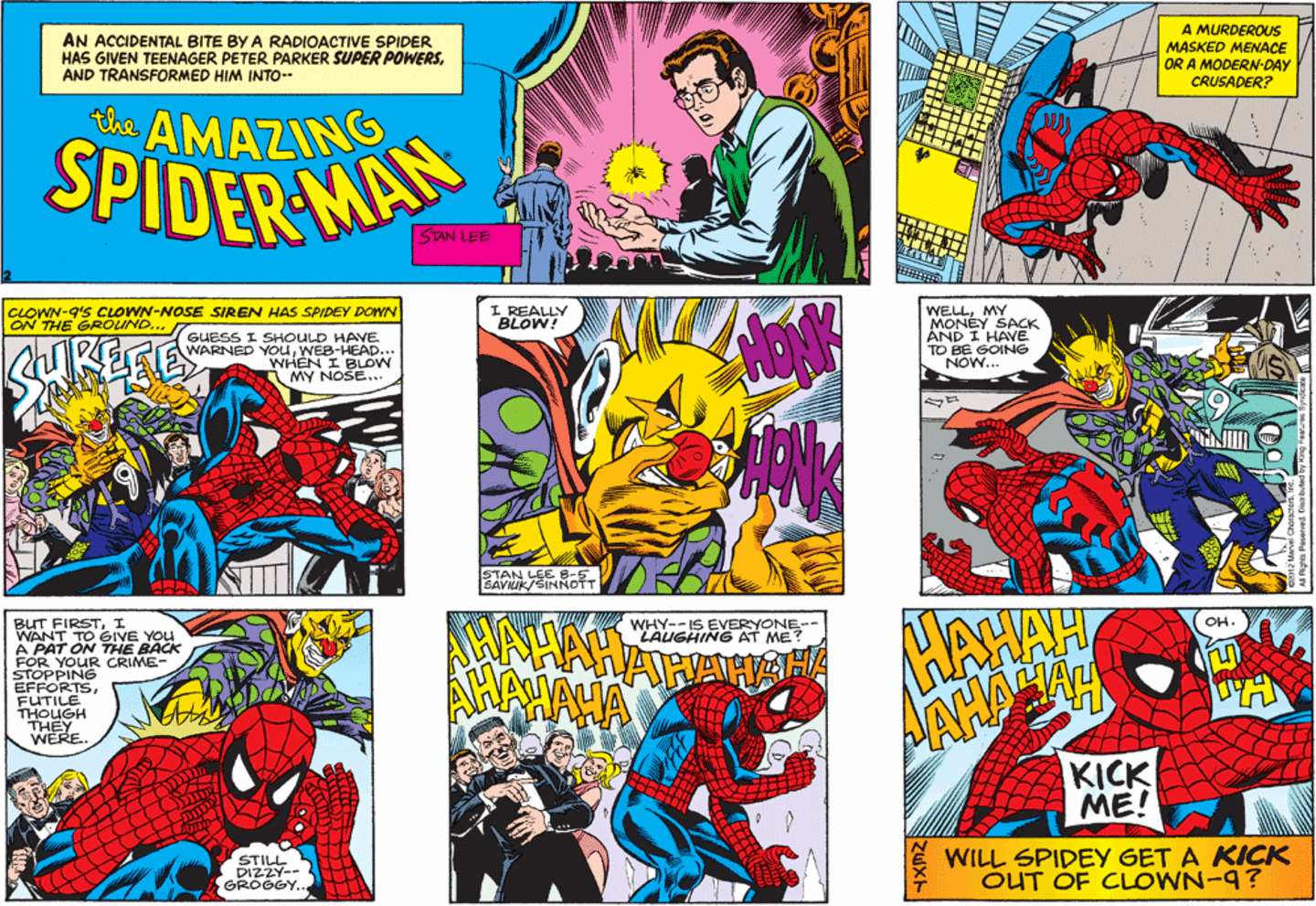 The Life And Oions Of Andrew Rilstone Amazing Spider Man 22 Spider-Man has just joined the Avengers and things were looking up until Clown-9 swept in and covered the Avengers in disappearing ink causing The Avengers to turn invisible.