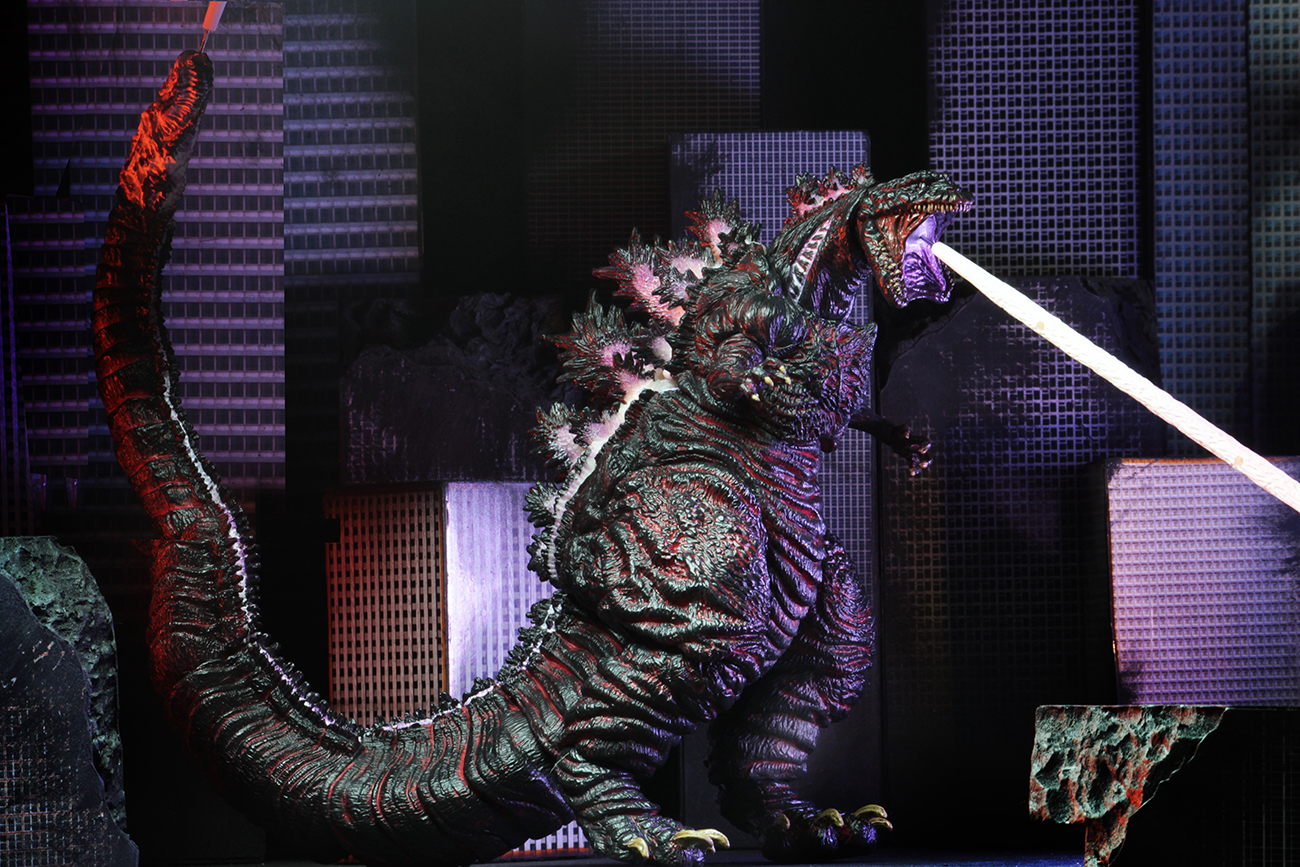 Take heart, godzilla fans, our favorite giant lizard is in good human hands. Godzilla â 12â³ Head to Tail Action Figure â 2016 Shin
