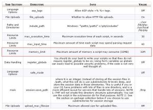 Configuración PHP