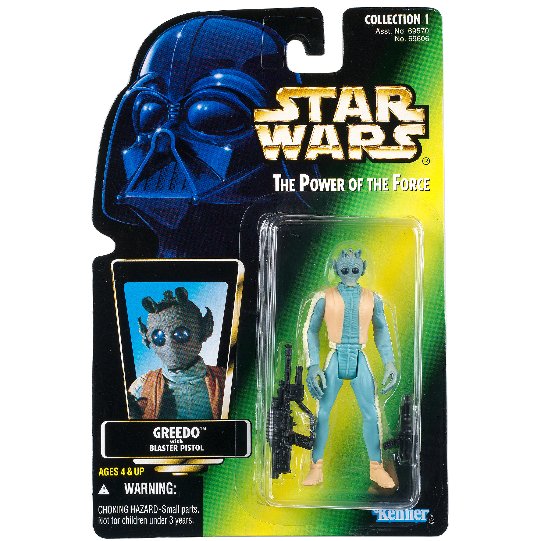 Star Wars Power of the Force - Greedo (Green Back)