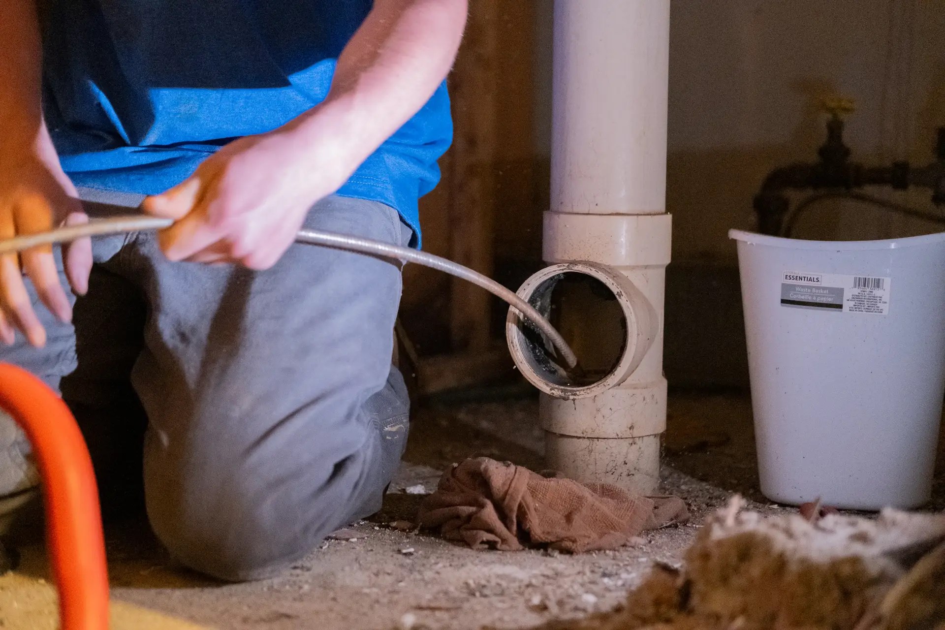 NSP Plumbing Providing residential drain cleaning service