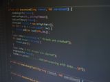 Programming Java Code Royalty Free Photo