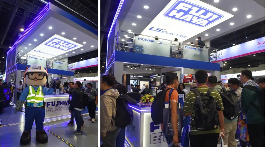 Fuji-Haya Electric Corp. and LS Electric Korea products exhibited at the 49th IIEE Annual National Convention