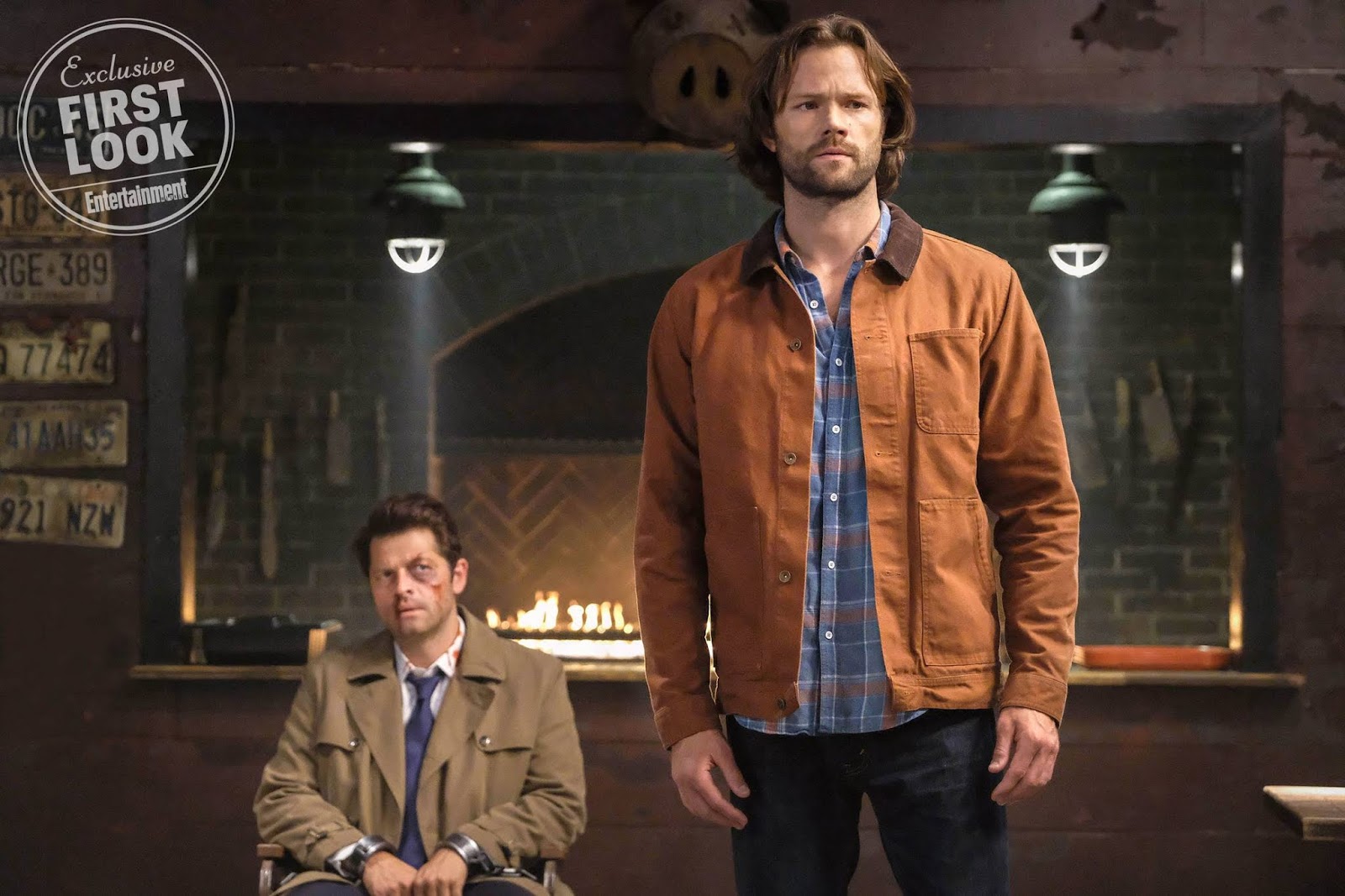Supernatural "Stranger in a Strange Land" (L-R): Misha Collins as Castiel and Jared Padalecki as Sam
