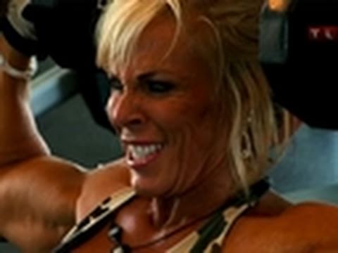 Woman Addicted to Body Building