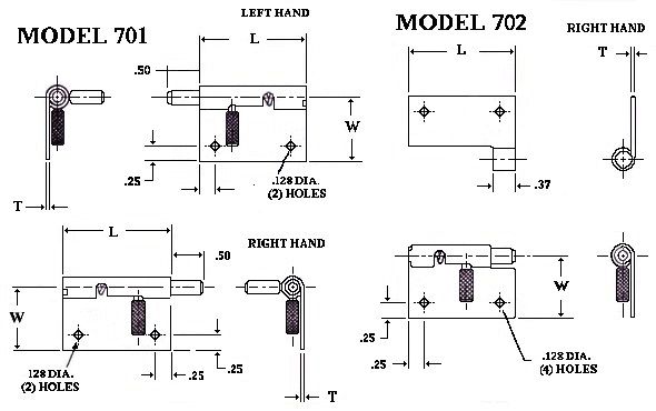Spring Release Steel Hinge - Nature Photo Collection - Desktop Quality